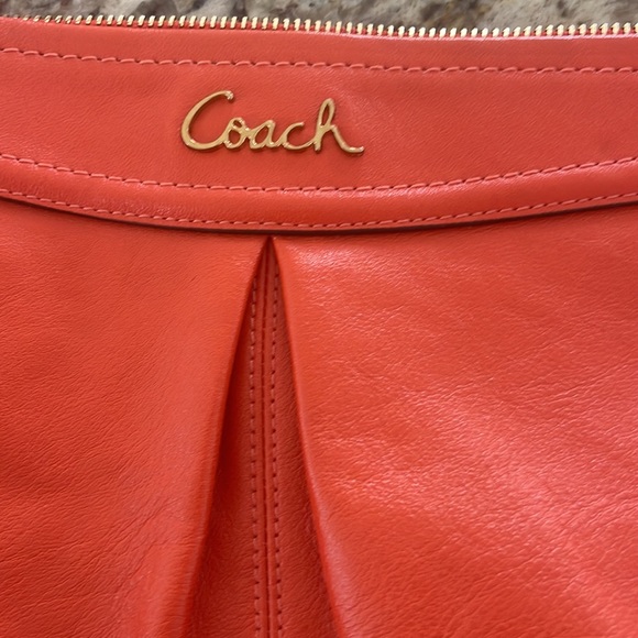 Beautiful Orange Coach Handbag! - Picture 4 of 7